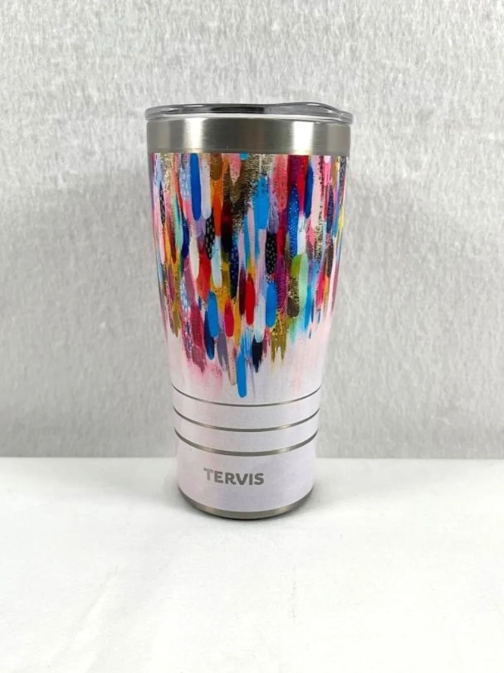 Tervis EttaVee Be Liquid Prism Abstract Stainless Steel Tumbler Triple Wall
